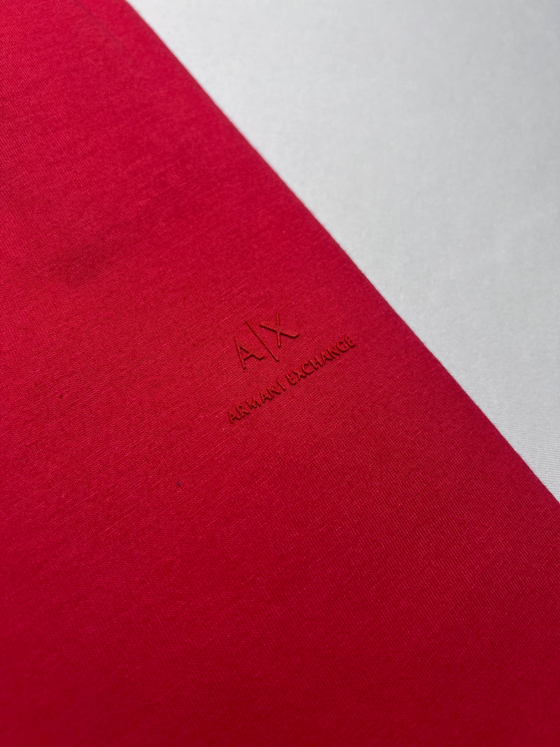 Camiseta Armani Exchange - Vermelha - Seda Pima