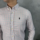 Camisa Social  VRM/PRT Polo Ralph Lauren Oxford - Xadrez