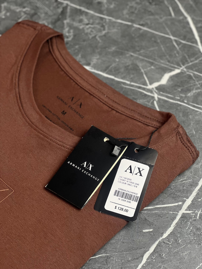 Camiseta Armani Exchange - Marrom - T-shirt Peruana