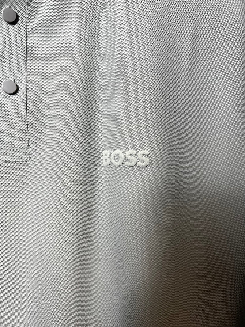 Camisa Gola polo Hugo Boss - Cinza - Tecnológica