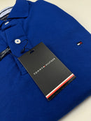 Camisa Gola Polo Plus Size Tommy Hilfiger - Azul Royal