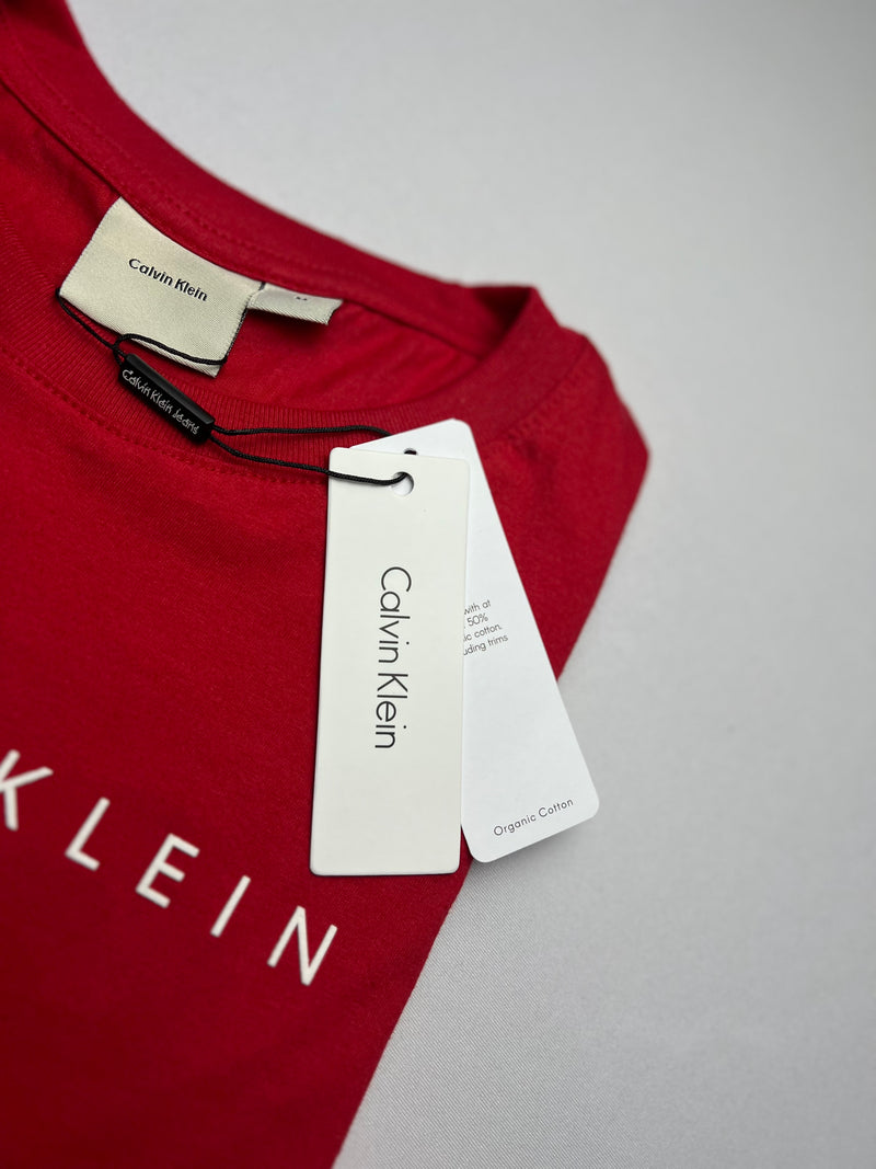 Camiseta Calvin Klein - Vermelha - Seda Pima
