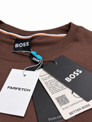 Camiseta Hugo Boss - Marrom - Pima Chinese