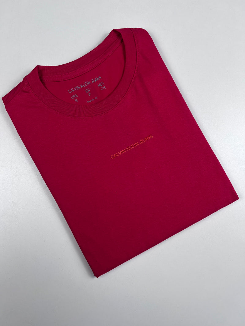 Camiseta Calvin Klein - Vermelha - Seda Pima