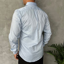 Camisa Social Polo Ralph Lauren Oxford - Azul Bebê