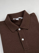 Camisa Gola Polo Lacoste - Marrom