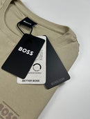 Camiseta Hugo Boss - Bege -  Pima Chinese Soft Touch