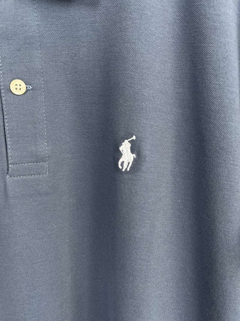 Camisa Gola Polo / Polo Ralph Lauren - Cinza