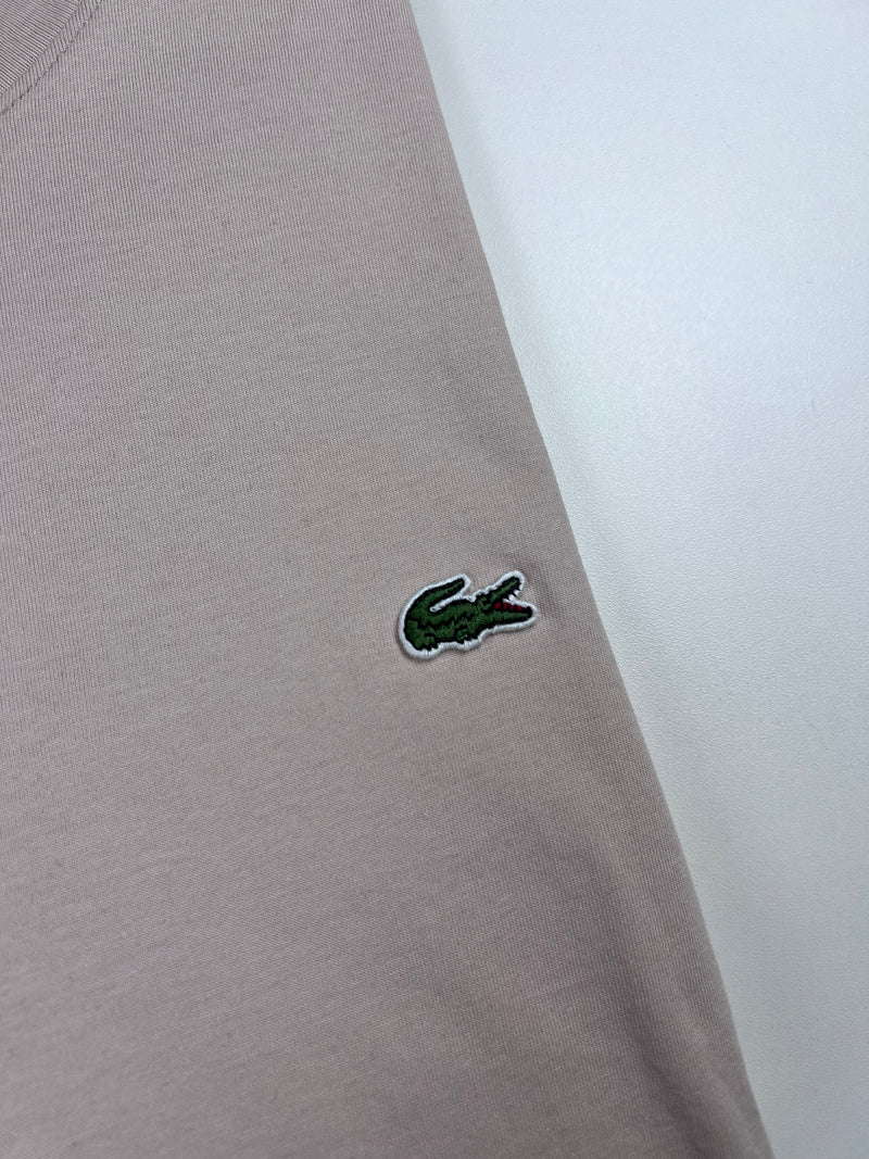 Camiseta Lacoste - Bege - Importada