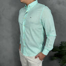 Camisa Social Tommy Hilfiger Flame - Verde