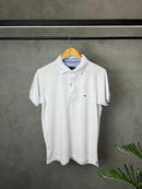 Camisa Gola Polo - Tommy Hilfiger - Branca