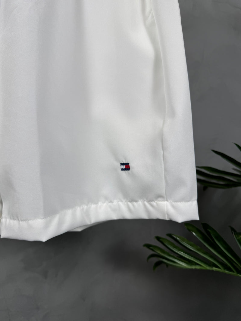 Short Tactel Premium Tommy Hilfiger - Branco
