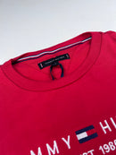 Camiseta Tommy Hilfiger - Vermelha - Seda Pima