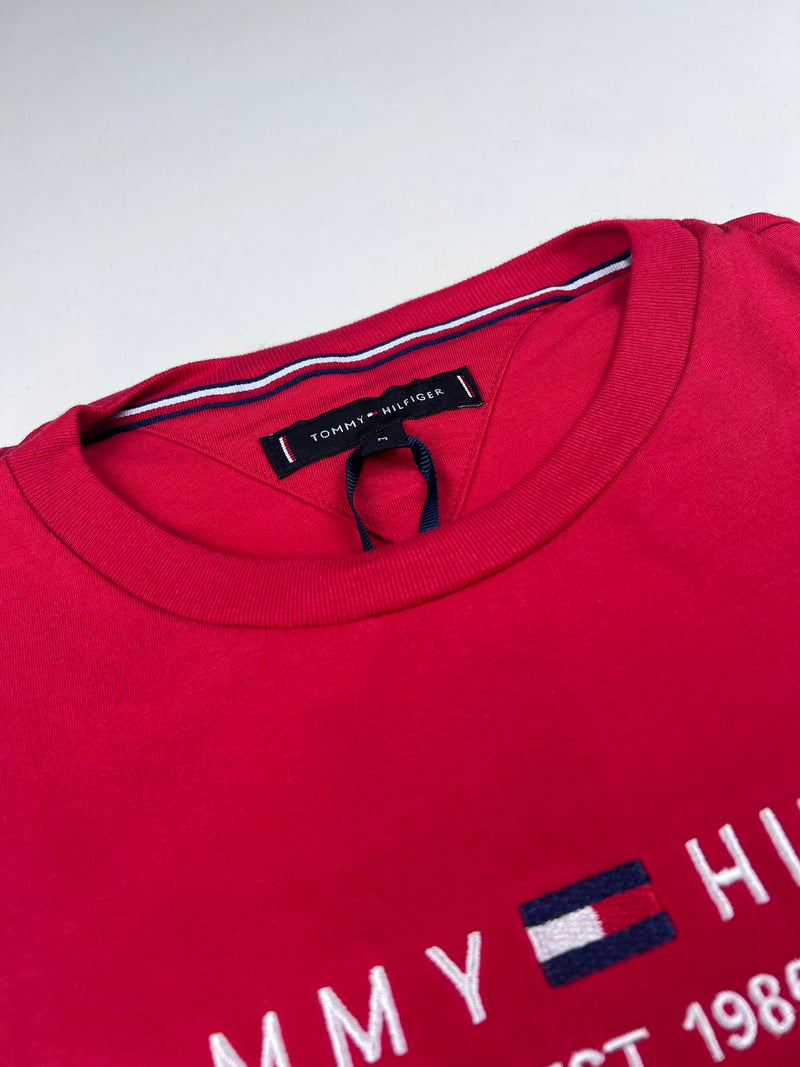 Camiseta Tommy Hilfiger - Vermelha - Seda Pima