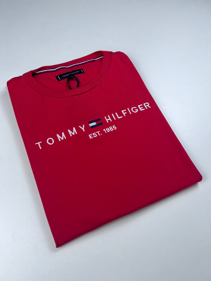 Camiseta Tommy Hilfiger - Vermelha - Seda Pima