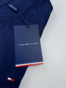 Camiseta Tommy Hilfiger - Azul Marinho - Pima Chinese