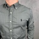 Camisa Social Polo Ralph Lauren Oxford - Xadrez Vr/Pt