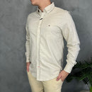 Camisa Social Tommy Hilfiger Oxford - Bege