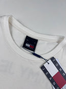 Camiseta Tommy Jeans - Off White - Pima Strech
