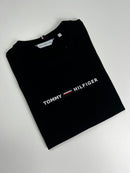 Camiseta Tommy Hilfiger - Preta - Algodão Egípcio