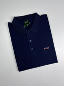 Camisa Gola Polo Hugo Boss - Azul Marinho