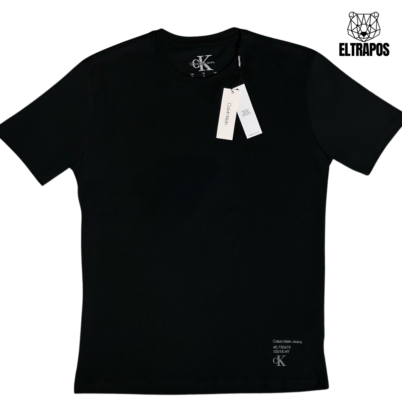 Camiseta Calvin Klein - Preta - Seda Pima
