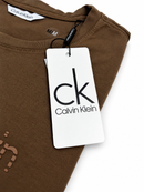 Camiseta Calvin Klein - Algodão Egípicio - Marrom