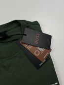 Camiseta Porsche x Boss - Verde Militar - Seda Pima