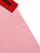 Camiseta Hugo Boss - Algodão Egípicio - Rosa bebê