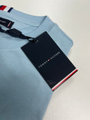 Camiseta Tommy Hilfiger - Azul Bebê - Importada