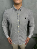 Camisa Social Polo Ralph Lauren Oxford - Listrada Preta