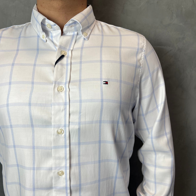 Camisa Social BR/AZ Tommy Hilfiger Oxford - Xadrez