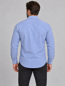 Camisa Social Polo Ralph Lauren Oxford - Azul Claro