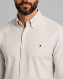 Camisa Social Tommy Hilfiger Regular - Bege