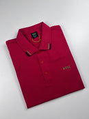 Camisa Gola Polo Hugo Boss -  Vermelha