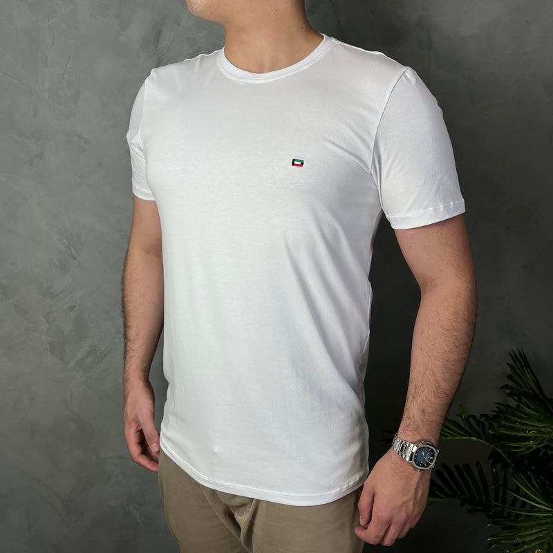 Camiseta Enzo Milano Algodão Pima  - Branca