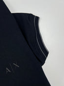 Camisa Gola Polo Armani Exchange - Preta