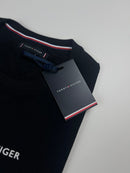 Camiseta Tommy Hilfiger - Preta - Seda Pima