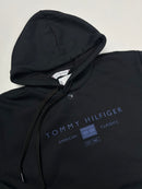 Moletom Tommy Hilfiger C/Capuz - Preto