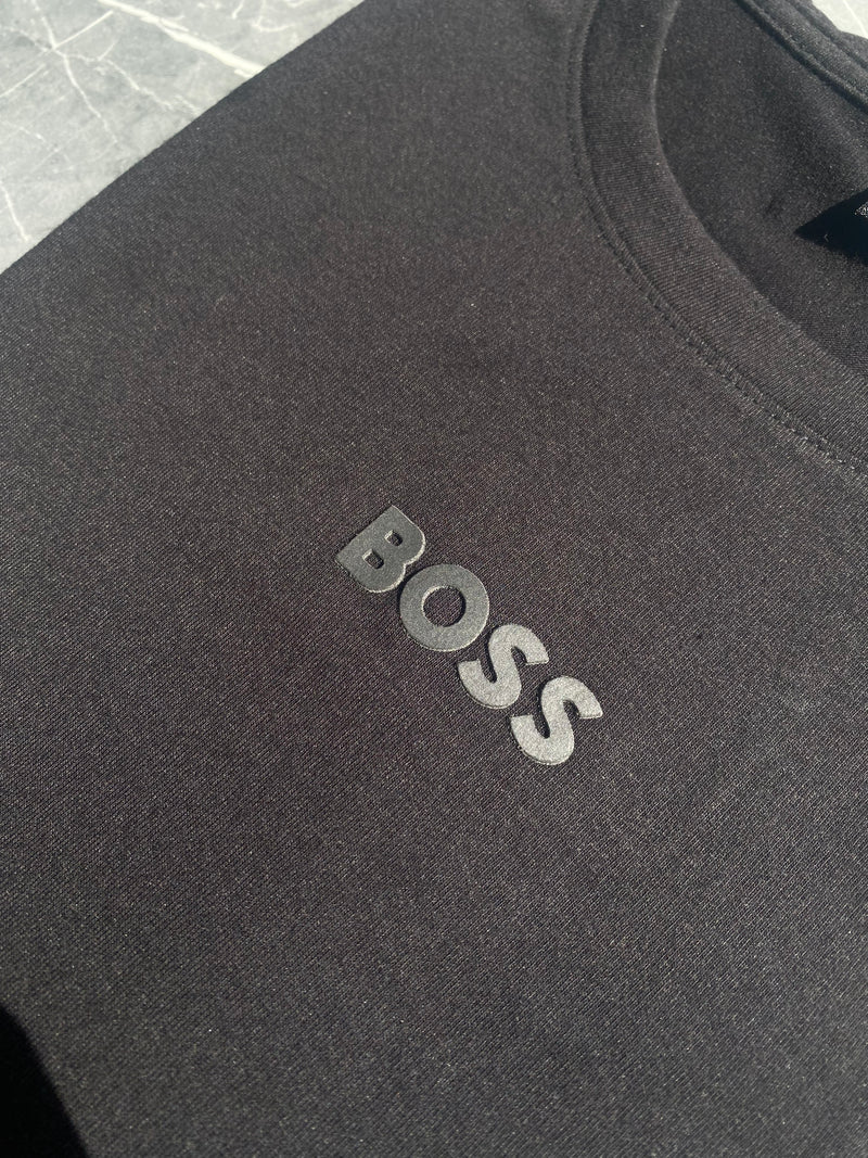 Camiseta Hugo Boss - Preta  - Algodão Egípicio