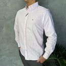 Camisa Social Tommy Hilfiger Oxford - Rosa