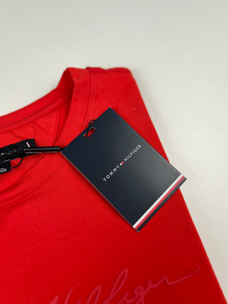 Camiseta Tommy Hilfiger - Vermelha - Algodão Egípicio