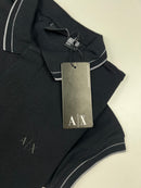 Camisa Gola Polo Armani Exchange - Preta