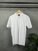 Camisa Gola Polo Hugo Boss -  Branca