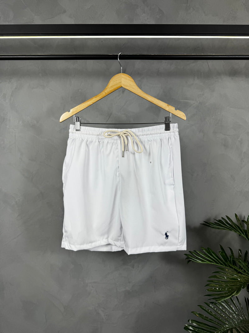 Short Tactel Premium Polo Ralph Lauren - Branco