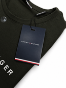 Camiseta Tommy Hilfiger - Algodão Egípicio - Verde Militar