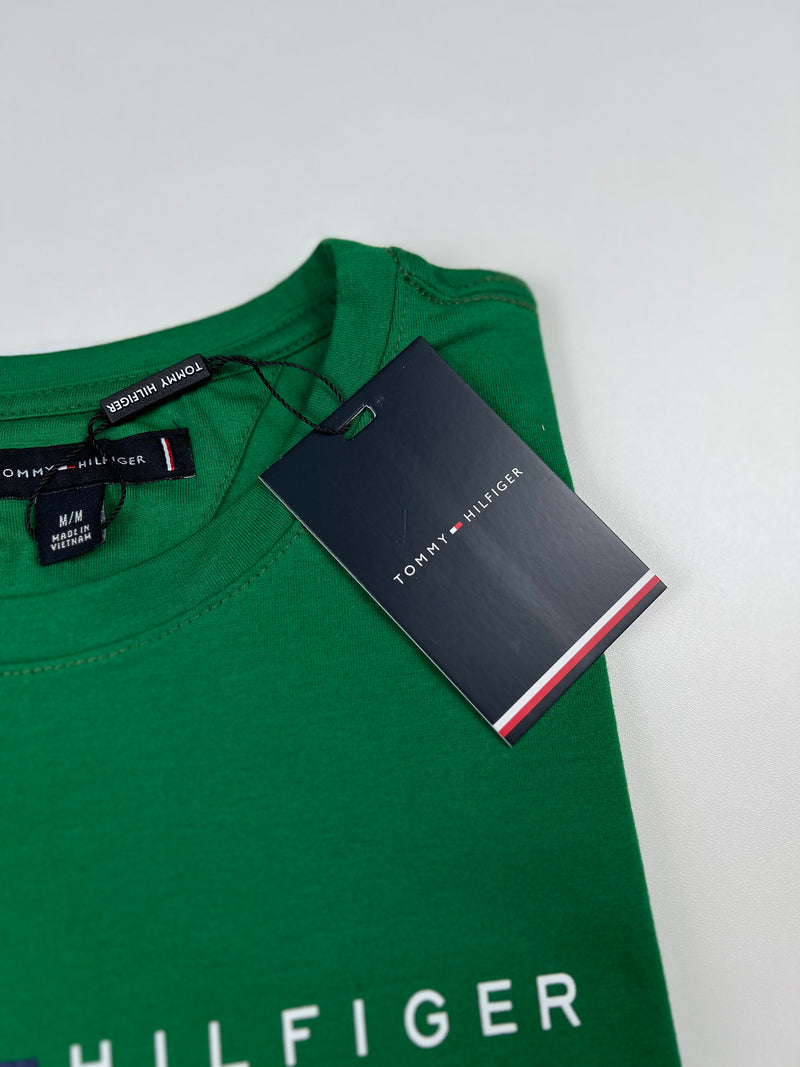 Camiseta Tommy Hilfiger - Verde - Algodão Egípcio