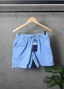 Short Sarja Tommy Hilfiger - Azul Bebê