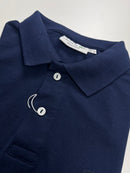 Camisa Gola Polo Lacoste Monocromática - Azul Marinho