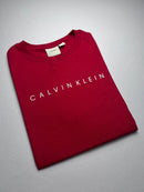 Camiseta Calvin Klein - Vermelha - Seda Pima